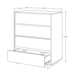 Modern 4 Drawer Dresser - Room Essentials™ -Room Essentials GUEST 0c15c436 0489 4be0 bf51 76210bae4879