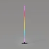 Color Changing LED Floor Lamp With Remote Control Mood And Ambient Lighting Black - Room Essentials™