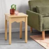 Wavy Accent Side Table Natural - Room Essentials™