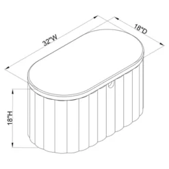 32" Folding Storage Bench - Room Essentials™ -Room Essentials GUEST 16e9750f da16 40a2 a10d d8ebde2cbdb6