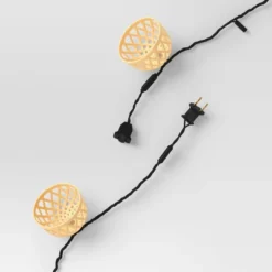 10ct Woven Shaded String Lights With Clear Bulbs - Room Essentials™: LED Lantern, Indoor/Outdoor Use, UL Listed 5 10ct Woven Shaded String Lights With Clear Bulbs - Room Essentials™: LED Lantern, Indoor/Outdoor Use, UL Listed -Room Essentials GUEST 1851056d 06c8 4c3c 9f89 8b4251df0839
