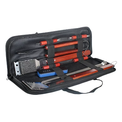 17pc BBQ Stainless Steel Grill Spatula Set Black - Room Essentials™ 1 17pc BBQ Stainless Steel Grill Spatula Set Black - Room Essentials™