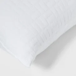 Standard/Queen Medium 2pk Plush Knit Bed Pillows White - Room Essentials™ -Room Essentials GUEST 22acc53b d9c0 4914 a434 f3fa8d9ea651