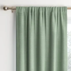 Room Darkening Heathered Thermal Window Curtain Panel Green - Room Essentials™ -Room Essentials GUEST 23d714f2 d37b 4178 87ff a798818f6df5
