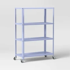 44" 3 Shelf Metal Rolling Bookcase - Room Essentials™ -Room Essentials GUEST 247b3672 ee5f 4499 a3a0 3f45abe6b14f