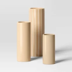 3pc Vase Set Ceramic Cylinder - Room Essentials™ -Room Essentials GUEST 27edfa8f efe3 48ad 8238 41029ca469d7
