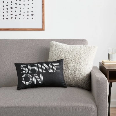 Sherpa Square Pillow - Room Essentials™ 2 Sherpa Square Pillow - Room Essentials™ - Image 2