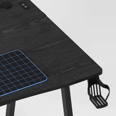 Gaming Dorm Desk With LED Lights And Headphone Holder - Room Essentials™ 4 Gaming Dorm Desk With LED Lights And Headphone Holder - Room Essentials™ - Image 4