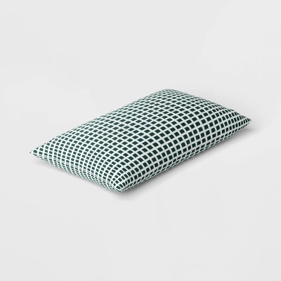 10"x17" Micro Grid Rectangular Outdoor Lumbar Pillow - Room Essentials™ 2 10"x17" Micro Grid Rectangular Outdoor Lumbar Pillow - Room Essentials™ - Image 2