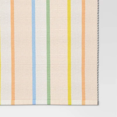 72"x14" Striped Table Runner - Room Essentials™ 2 72"x14" Striped Table Runner - Room Essentials™ - Image 2