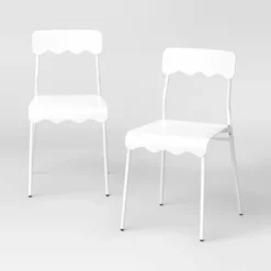 Set Of 2 Wavy Metal Dining Chair - Room Essentials™ 13 Set Of 2 Wavy Metal Dining Chair - Room Essentials™ -Room Essentials GUEST 4dc767ea 6fd4 4e06 a782 2da903ab9181