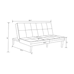 69" Tufted Dorm Futon Sofa - Room Essentials 12 69" Tufted Dorm Futon Sofa - Room Essentials -Room Essentials GUEST 55248eb7 a62d 48d0 aee5 847a785f15df