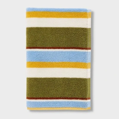 2pk Colorblock Harvest Hand Towel Set - Room Essentials™ 2 2pk Colorblock Harvest Hand Towel Set - Room Essentials™ - Image 2