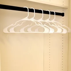 50pk Plastic Hangers White - Room Essentials™: Clothes Hangers For Shirts, Dresses, Tank Tops, Adult Closets -Room Essentials GUEST 599afae4 9a53 4a6e 89d0 510dac574a1b