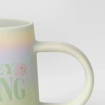 16oz Stoneware Low Key Thriving Mug - Room Essentials™: Coffee Cup, Microwave & Dishwasher Safe Drinkware 2 16oz Stoneware Low Key Thriving Mug - Room Essentials™: Coffee Cup, Microwave & Dishwasher Safe Drinkware - Image 2