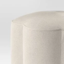 Scalloped Upholstered Ottoman - Room Essentials™ 8 Scalloped Upholstered Ottoman - Room Essentials™ -Room Essentials GUEST 635736e6 a717 45dc 90df fe88b146b38e