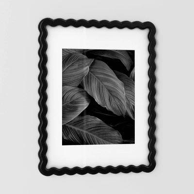 11"x14" Wavy Shape Picture Frame Black - Room Essentials™ 2 11"x14" Wavy Shape Picture Frame Black - Room Essentials™ - Image 2