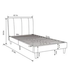 Dorm Twin Bed Cream - Room Essentials™: Upholstered Headboard, Plywood Frame, No Box Spring Needed 11 Dorm Twin Bed Cream - Room Essentials™: Upholstered Headboard, Plywood Frame, No Box Spring Needed -Room Essentials GUEST 70276453 389a 4325 8b4a ef1eb7d4f8fb
