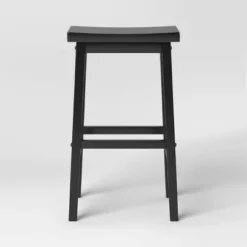 Set Of 2 29" Solid Wood Saddle Backless Barstool - Room Essentials™ -Room Essentials GUEST 79a59926 7c8c 42fc bea6 6d91e00c99f3