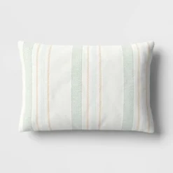 Textured Yarn Dyed Cotton Lumbar Throw Pillow - Room Essentials™ -Room Essentials GUEST 7b3cd0a0 788c 4650 a0a4 4e9863f57059