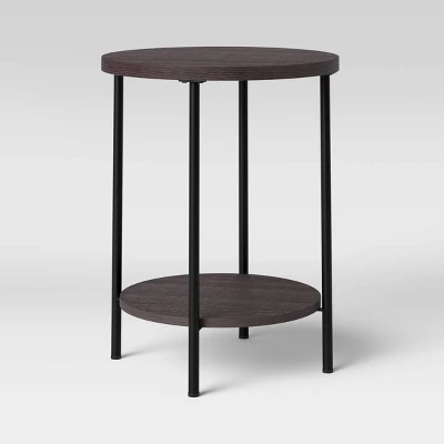 Wood And Metal Round End Table - Room Essentials™ 5 Wood And Metal Round End Table - Room Essentials™ - Image 5