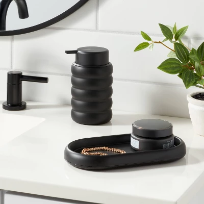 Bubble Tray Black - Room Essentials™ 1 Bubble Tray Black - Room Essentials™