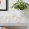24ct Twist-Flame LED Tealight Candles (White) - Room Essentials™