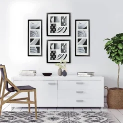 Thin Collage Frame Holds Four 4" X 6" Photos Black - Room Essentials™ -Room Essentials GUEST 92031546 a124 47e0 807c 56020352aad6