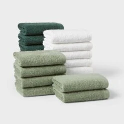 18pk Everyday Washcloths - Room Essentials™ -Room Essentials GUEST 986b6811 4541 45b6 b652 08e6c15d04b4