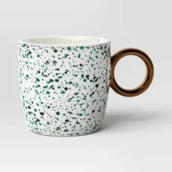 13oz Stoneware Spatter Print Mug Woodsy Green - Room Essentials™ -Room Essentials GUEST 9c2eeecb 153f 448c b371 7a395bdbf168
