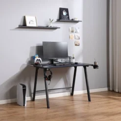 Gaming Dorm Desk With LED Lights And Headphone Holder - Room Essentials™ 30 Gaming Dorm Desk With LED Lights And Headphone Holder - Room Essentials™ -Room Essentials GUEST 9cc60c1f 6b23 465a aaaa 454f841c0d62