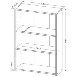 3 Shelf Bookcase - Room Essentials™ 12 3 Shelf Bookcase - Room Essentials™ -Room Essentials GUEST 9ed5b68c d44f 47e2 a30a 58dc0e809a8d