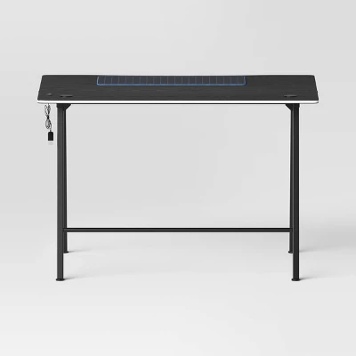 Gaming Dorm Desk With LED Lights And Headphone Holder - Room Essentials™ 3 Gaming Dorm Desk With LED Lights And Headphone Holder - Room Essentials™ - Image 3