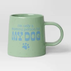 16oz Stoneware I'M Only A Morning Person For My Dog Mug - Room Essentials™: Coffee Mugs, Dog Dad & Mom, Microwave-Safe -Room Essentials GUEST a9e5f61d 6106 43dd 8f37 295c1ba51793