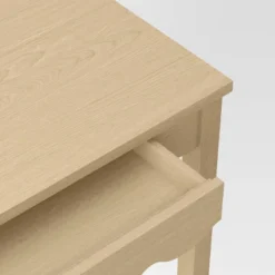 Wavy Writing Desk With Drawer Natural - Room Essentials™ 9 Wavy Writing Desk With Drawer Natural - Room Essentials™ -Room Essentials GUEST aed71a28 3172 4e94 a14a 702b2431d8bd