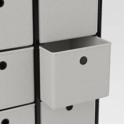 Fabric 6-Bin Tall Vertical Dresser Black Frame - Room Essentials™ -Room Essentials GUEST b2ebe5b8 2953 436a a38e 9f6dcafafd48