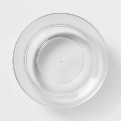 211oz Large Plastic Serving Bowl - Room Essentials™: Clear Trifle, Salad, Popcorn Bowl, Dishwasher-Safe 2 211oz Large Plastic Serving Bowl - Room Essentials™: Clear Trifle, Salad, Popcorn Bowl, Dishwasher-Safe - Image 2