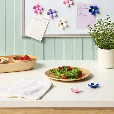 12pc Flower Fridge Magnet Set - Room Essentials™ 1 12pc Flower Fridge Magnet Set - Room Essentials™