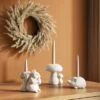 Ceramic Hedgehog Taper Candle Holder - Room Essentials™