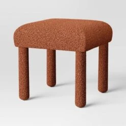 Upholstered Square Stool Ottoman - Room Essentials™ -Room Essentials GUEST c244c049 0104 494d 895a baf192020355