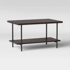 Wood And Metal Coffee Table With Storage Shelf - Room Essentials™ 15 Wood And Metal Coffee Table With Storage Shelf - Room Essentials™ -Room Essentials GUEST c493e6ac d8b2 4fbe 88ce 0923f7849a46