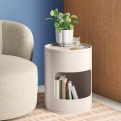 Stacking Dorm Side Table With Lid - Room Essentials™