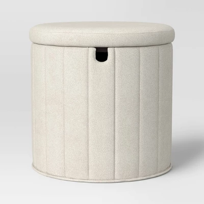 Folding Round Storage Ottoman - Room Essentials™ 2 Folding Round Storage Ottoman - Room Essentials™ - Image 2