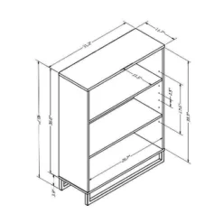 Mixed Material 3 Shelf Bookcase - Room Essentials™ 7 Mixed Material 3 Shelf Bookcase - Room Essentials™ -Room Essentials GUEST d9bcea48 be9c 41d8 a2d7 de24ea1c6a65