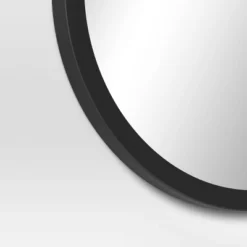 20" Round Wall Mirror Black - Room Essentials™ -Room Essentials GUEST dca5ddfe 06f9 45e7 8129 7452ccdb0bc8