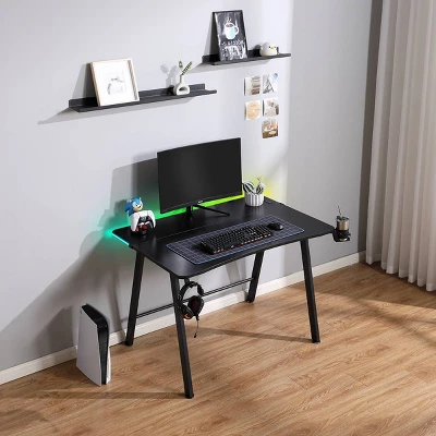 Gaming Dorm Desk With LED Lights And Headphone Holder - Room Essentials™ 12 Gaming Dorm Desk With LED Lights And Headphone Holder - Room Essentials™ - Image 12