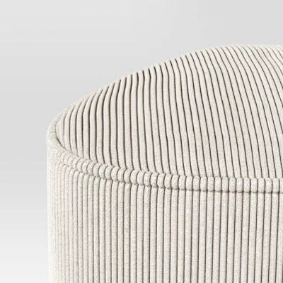 Triangular Shaped Upholstered Corduroy Ottoman - Room Essentials™ 2 Triangular Shaped Upholstered Corduroy Ottoman - Room Essentials™ - Image 2