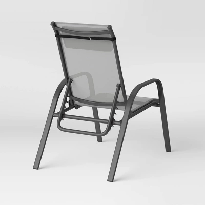 5pc Adjustable Back Patio Chat Set - Gray - Room Essentials™ 5 5pc Adjustable Back Patio Chat Set - Gray - Room Essentials™ - Image 5