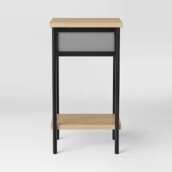 Fabric Bin Dorm Side Table Black Frame - Room Essentials™ -Room Essentials GUEST ee365bde 4d08 477d 9c2d 26ab0ccbb290