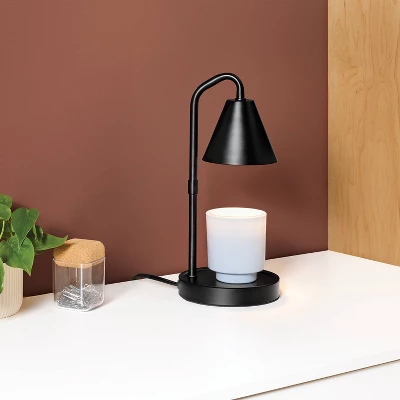 Candle Lamp Warmer Black Metal - Room Essentials™ 1 Candle Lamp Warmer Black Metal - Room Essentials™